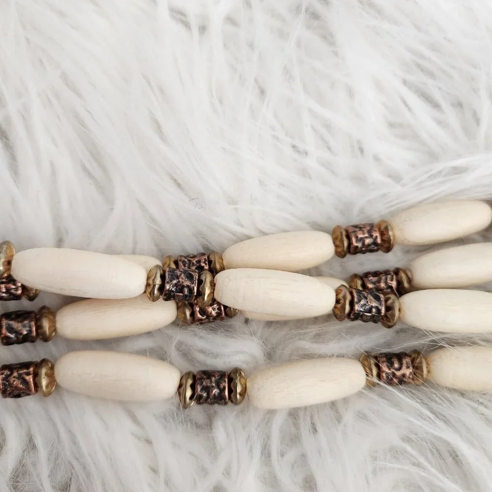 Express Leather Belt Cinch Style With‎ Buckle Leather Beaded Jeweled Boho Small